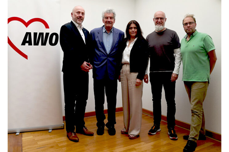 Der Landesvorstand der AWO Berlin im Mai 2023.